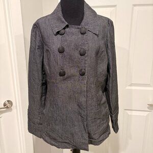 Sandro Sportswear Denim Charcoal Denim,  Sz M